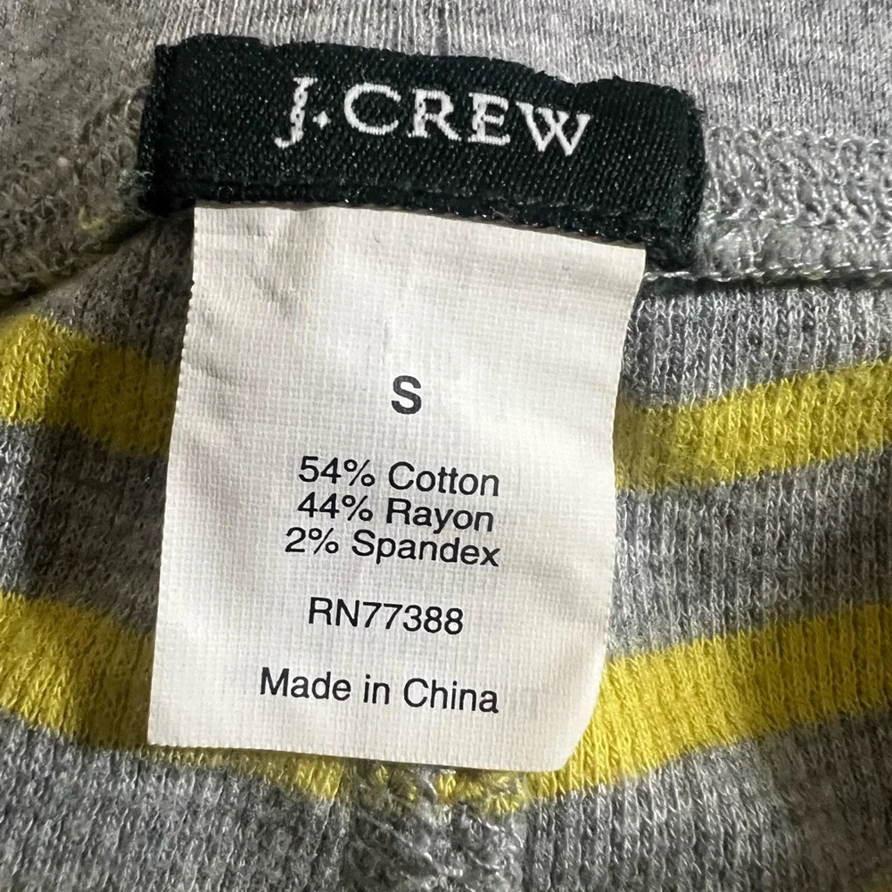 J. Crew I Women’s I Pajama-leggings I Gray & Yellow I Size S